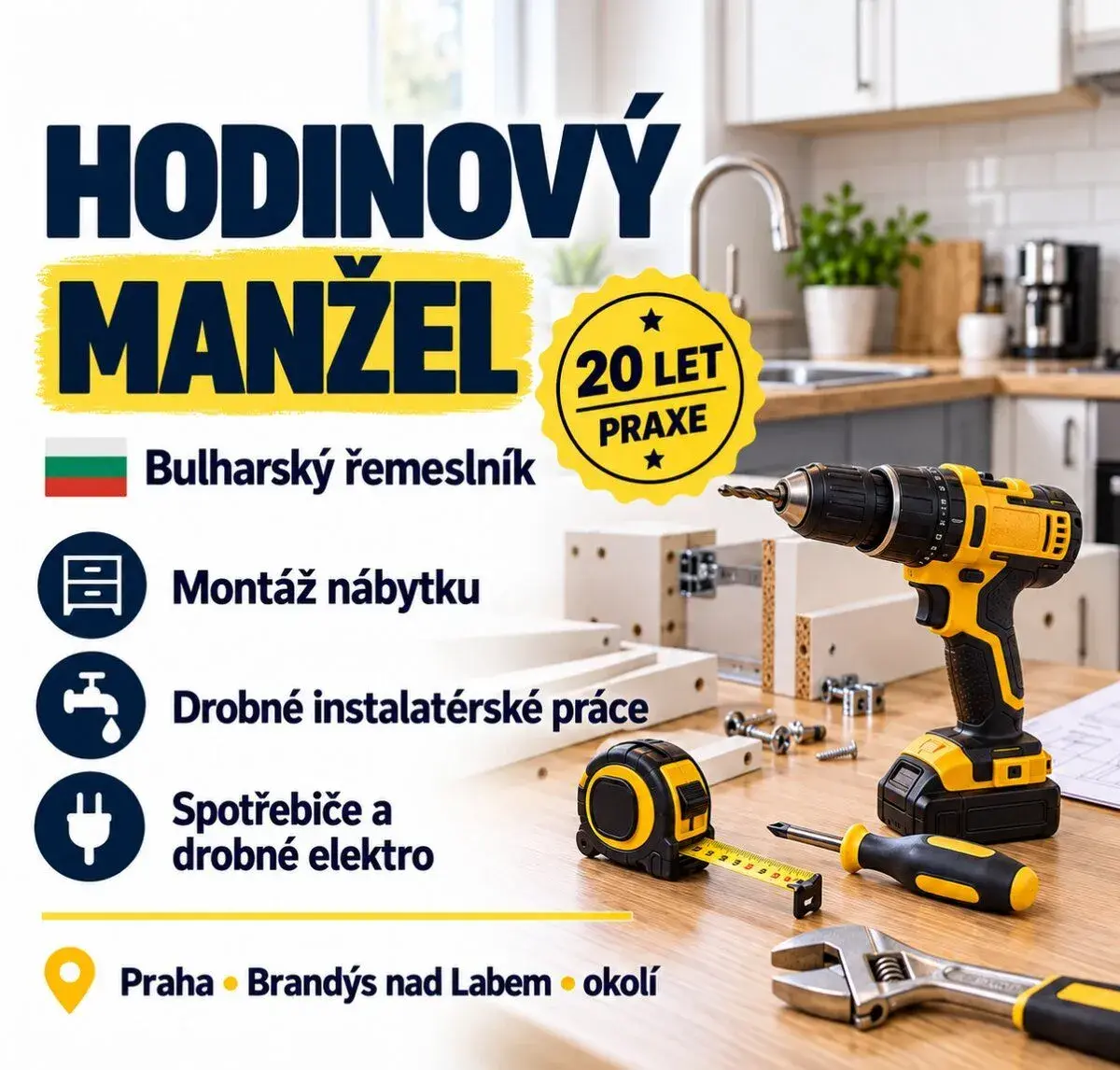 🔧 HODINOVÝ MANŽEL – ŘEMESLNÍK Z BULHARSKA S 20 LETY PRAXE