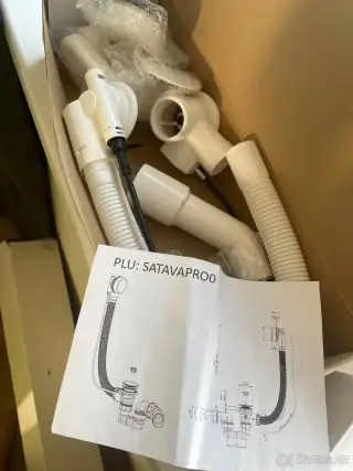 Vanový automat 60 cm SAT Project bílý mat kov SATAVAPRO0