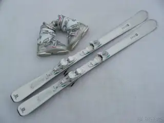 Lyže SALOMON - 155 cm + boty Nordica 39,5eu - damsky set