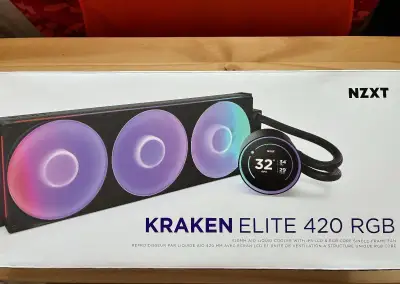 NZXT KRAKEN ELITE 420 RGB Black