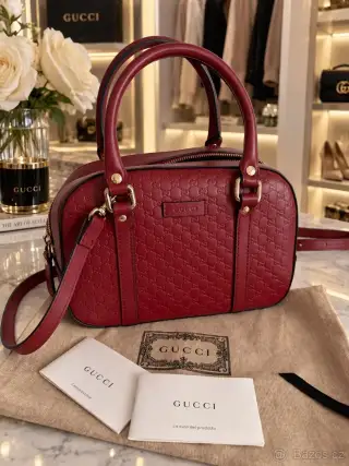 Kožená originál GUCCI kabelka