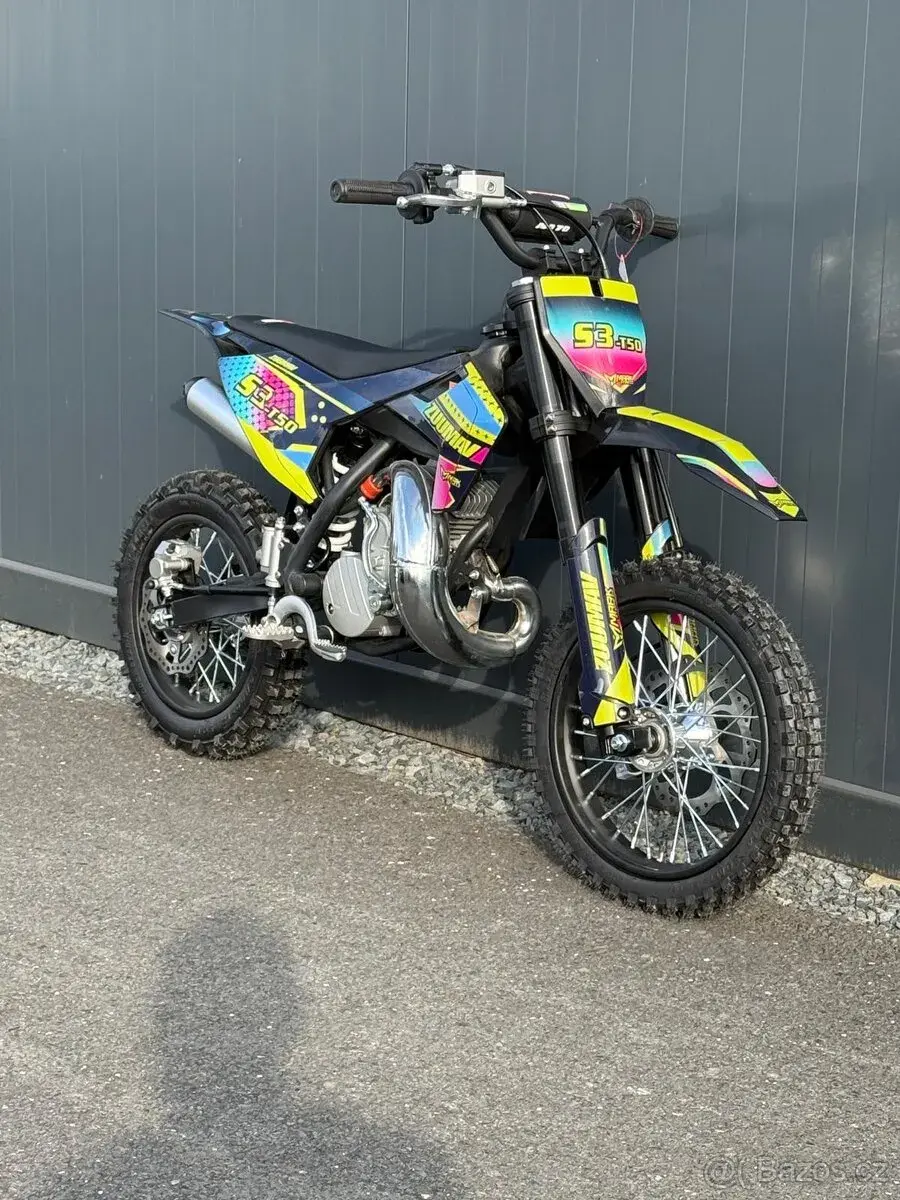 Pitbike Zuumav S3-T50 50 ccm 12/10 - zelená
