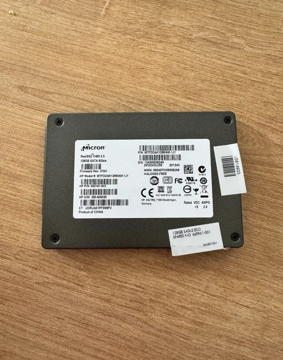 Micron SSD SATA 128GB