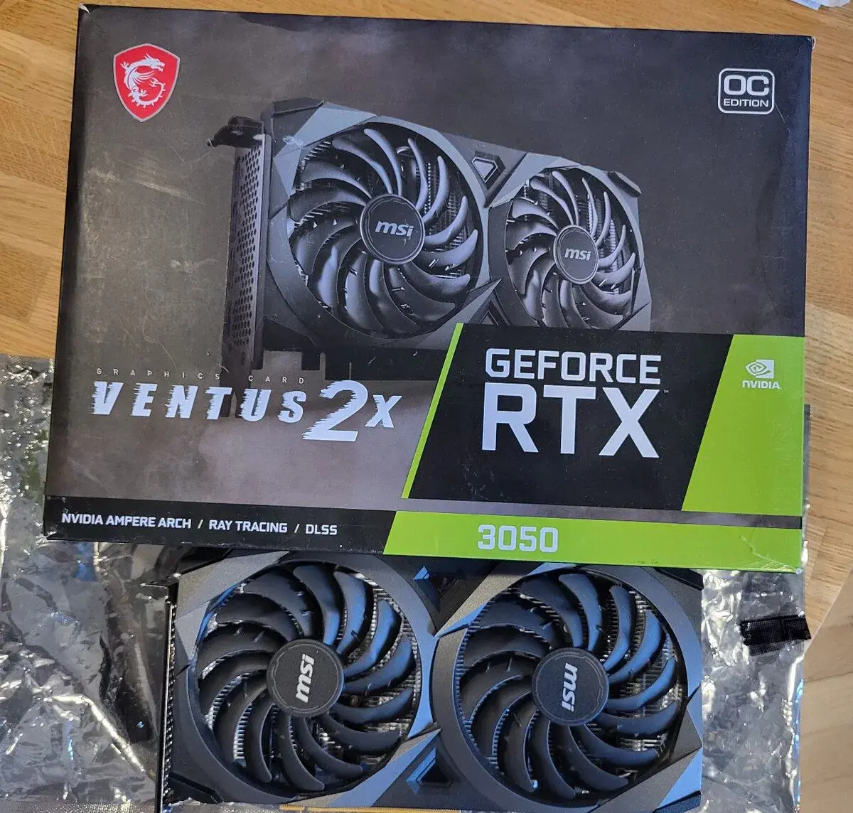 MSI GeForce RTX 3050 VENTUS 2X 8G OC – 8GB GDDR6