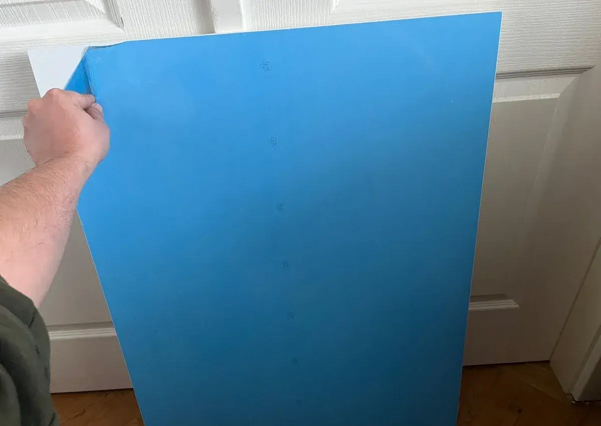 Deska bílý lesk 61,6x80
