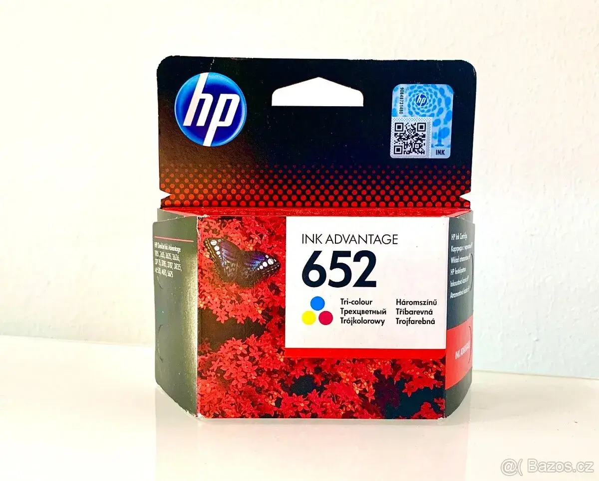 HP 652 originál, nepoužitá