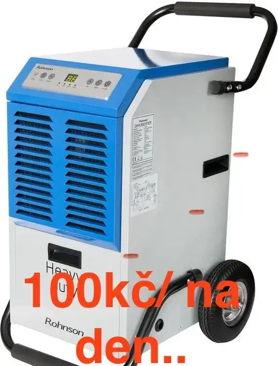 Pujčím profi vysoušeč, odvlhčovač vzduchu