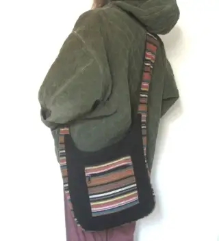 Vintage 90s unisex etno taška na rameno/crossbody
