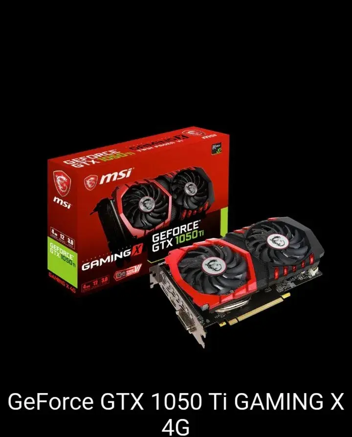 GeForce GTX 1050 Ti GAMING X 4G
