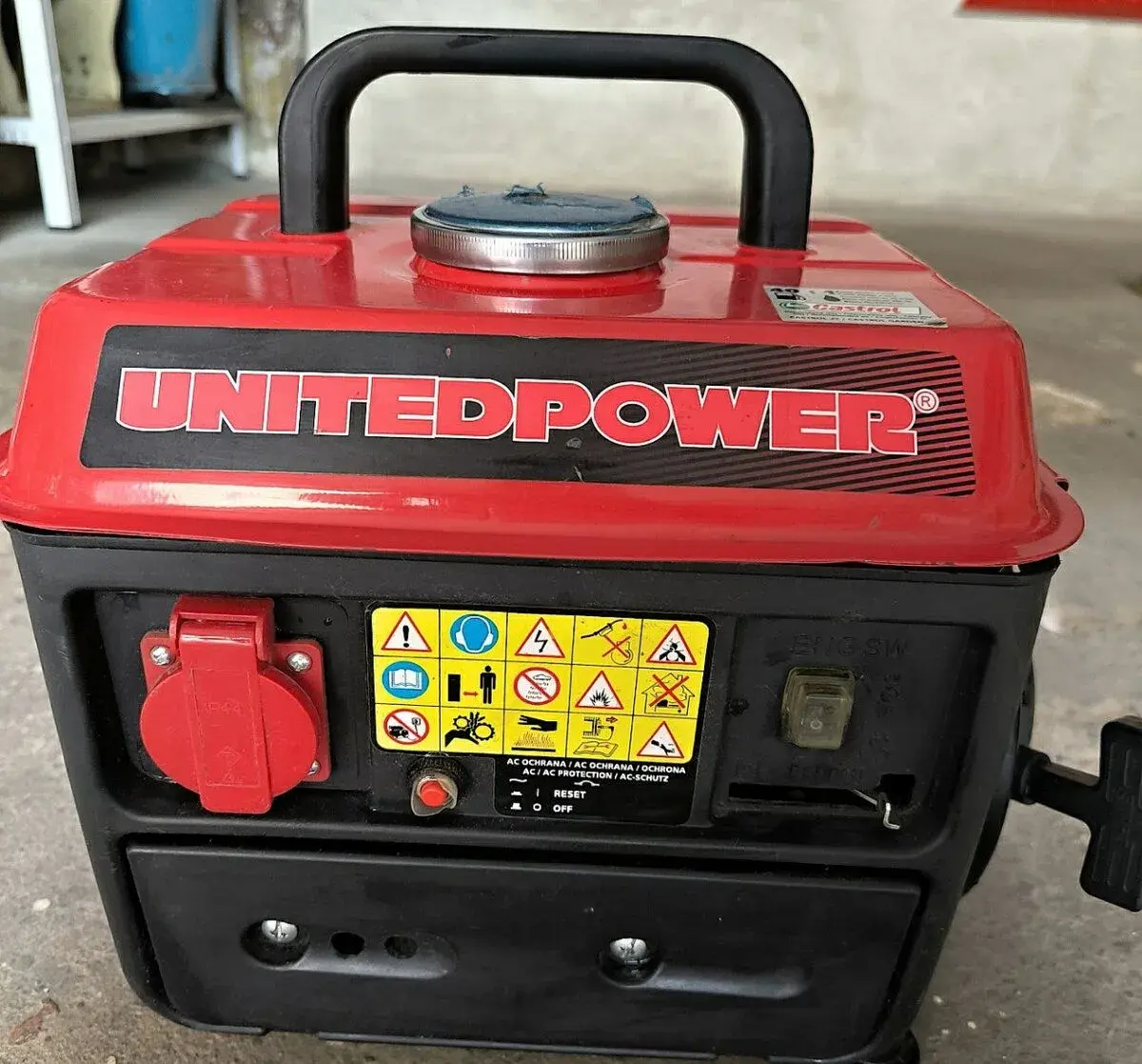 Benzínový generátor elektřiny UNITEDPOWER GG 950