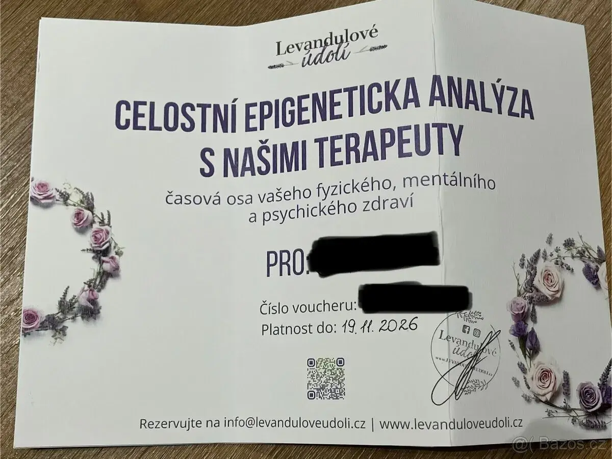 Levandulové údolí Celostní epigeneticka analýza