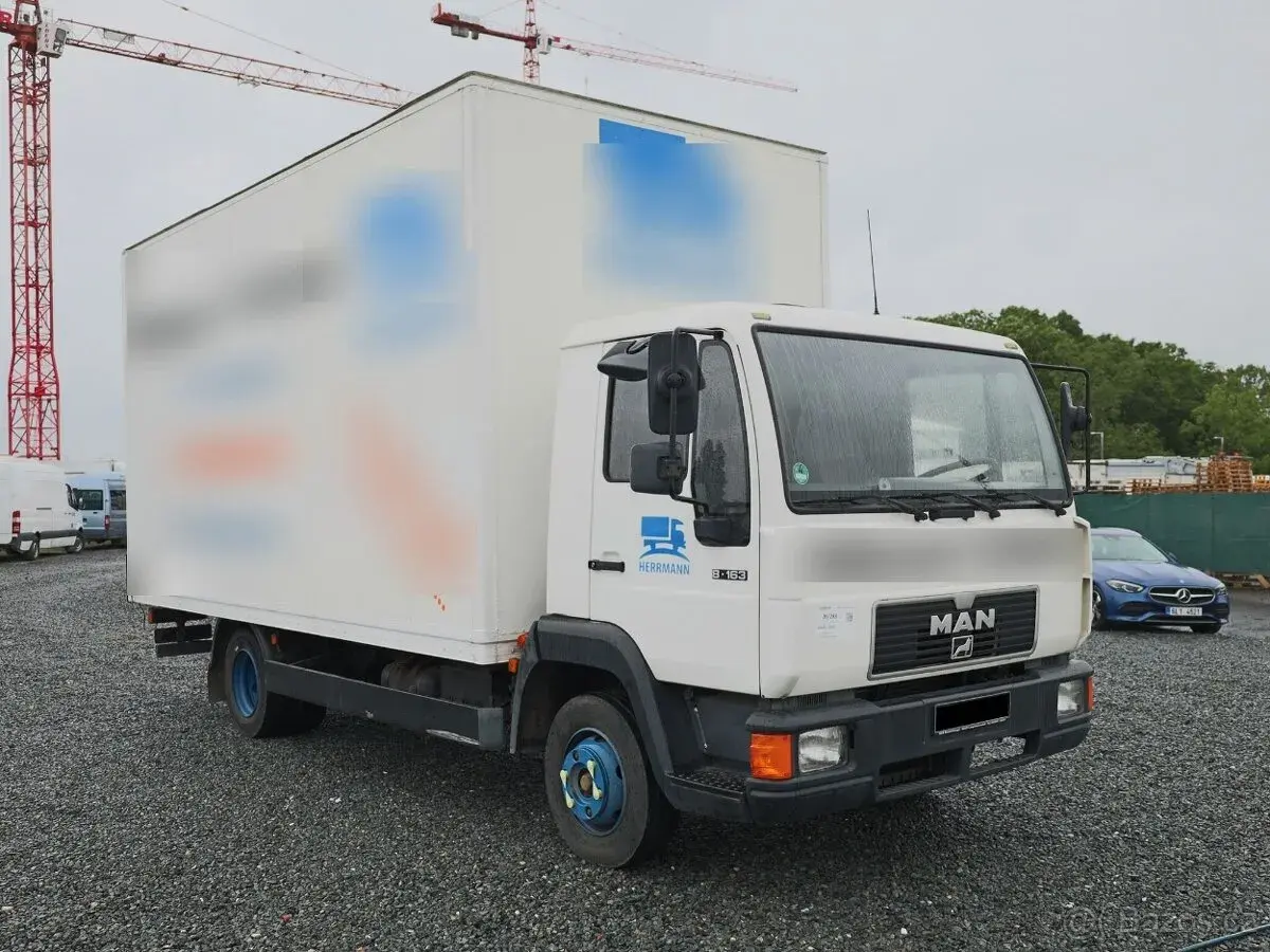 MAN L 2000 8.163, 7,5 TUNY, 12 PALET, NOVÁ STK