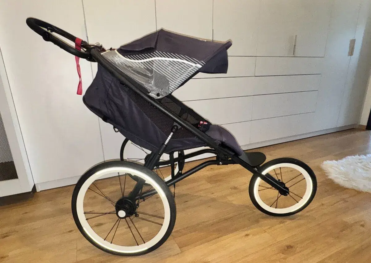 CYBEX AVI PUMA Black běžecký kočárek + pláštěnka