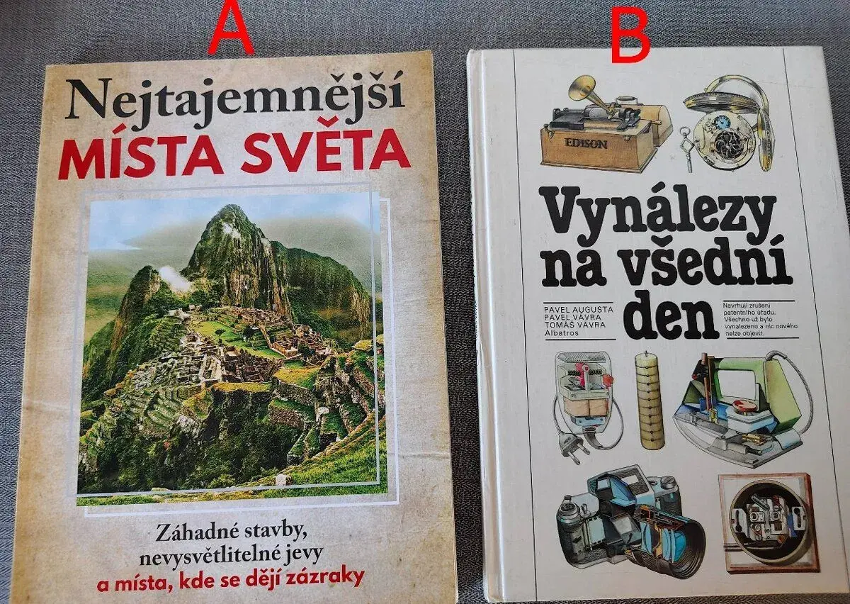Dětské knížky- Nejtajemnější místa světa, Vynálezy na všedn