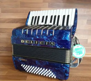 Akordeon (harmonika, heligonka) Delicia Junior, jak NOVÝ