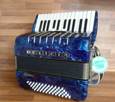 Akordeon (harmonika, heligonka) Delicia Junior, jak NOVÝ