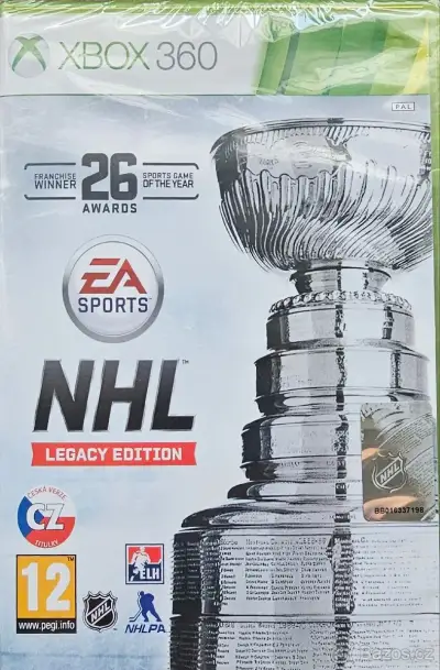 NHL Legacy Edition Xbox 360 – NOVÁ / SEALED / CZ titulky