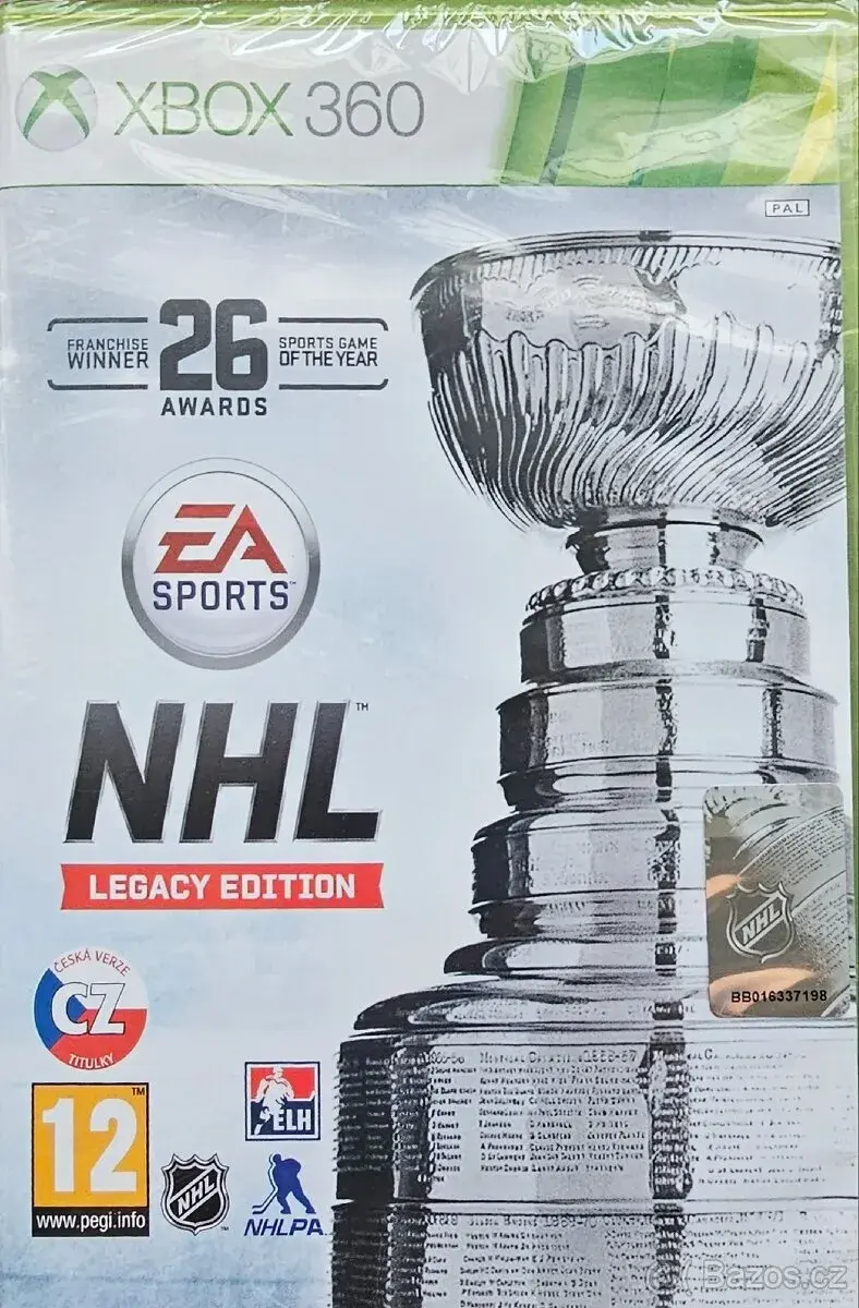 NHL Legacy Edition Xbox 360 – NOVÁ / SEALED / CZ titulky