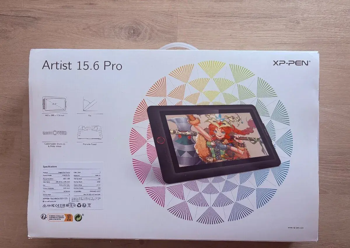 XPPen Artist 15.6 Pro Nový grafický tablet v záruce