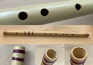 Mistrovská Bansuri G z bambusového dřeva