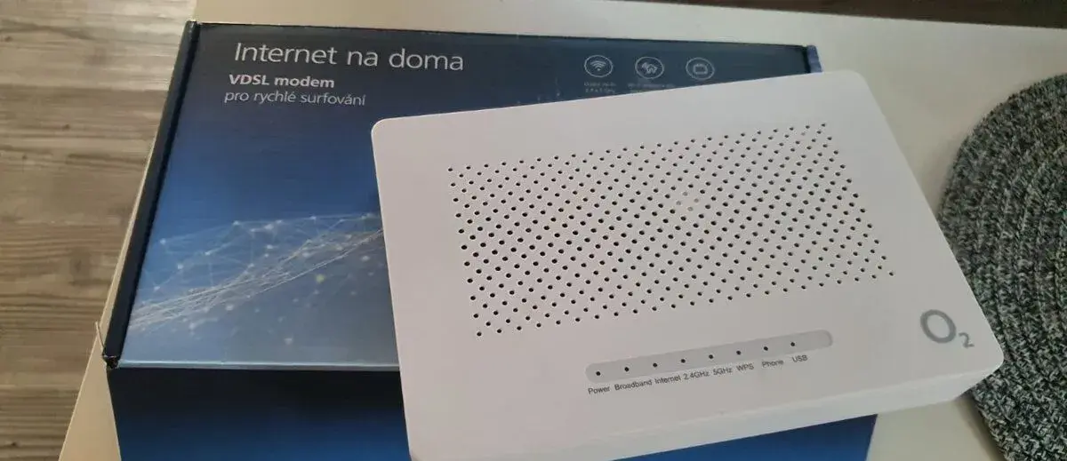 Zte H267A wdsl a také připojení na optiku o2
