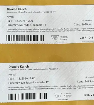 Muzikál Krysař - Praha