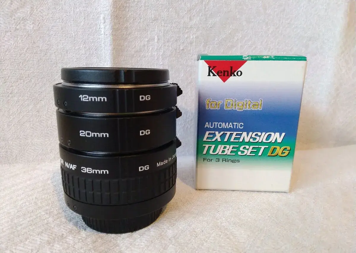 Kenko sada mezikroužků 12 mm/20 mm/36 mm DG pro Nikon F