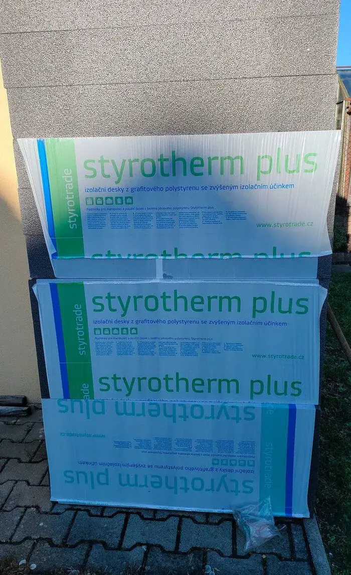 Šedý EPS polystyren Styrotherm Plus 150, tl.150 mm
