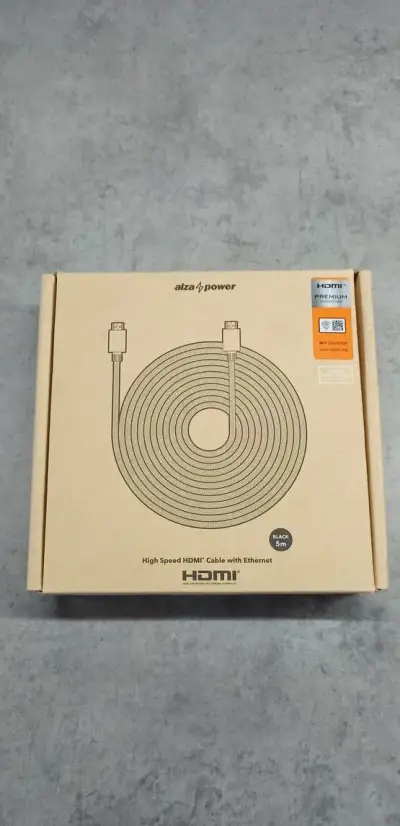 AlzaPower AluCore Premium HDMI 2.0 High Speed 4K 5m černý