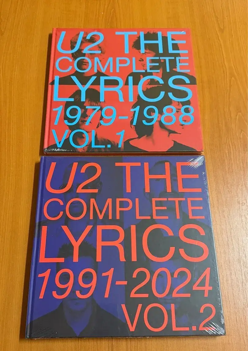 U2 - LYRICS Vol. 1 a Vol.2 - Nové - Rare - Maxi Book