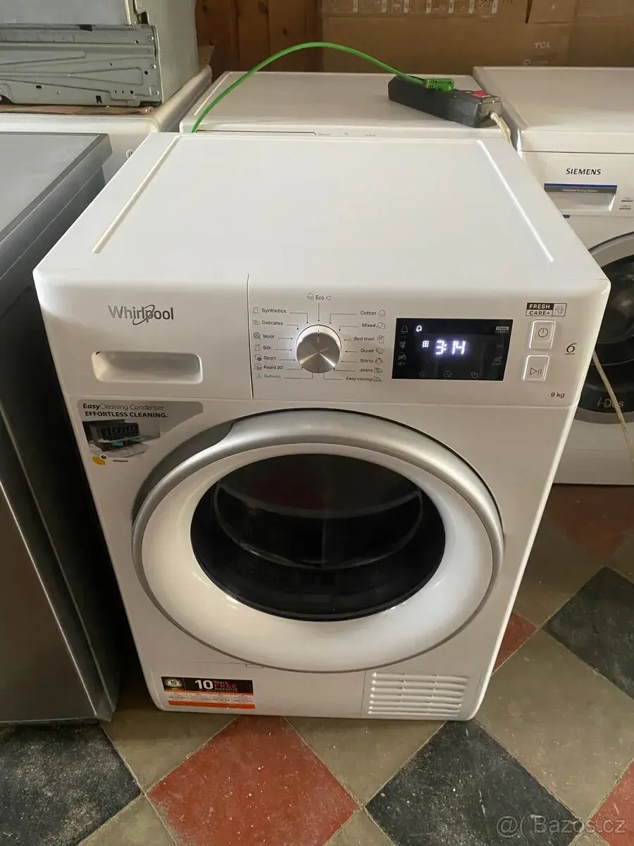 Sušička s tepelným čerpadlem na 9kg Whirlpool