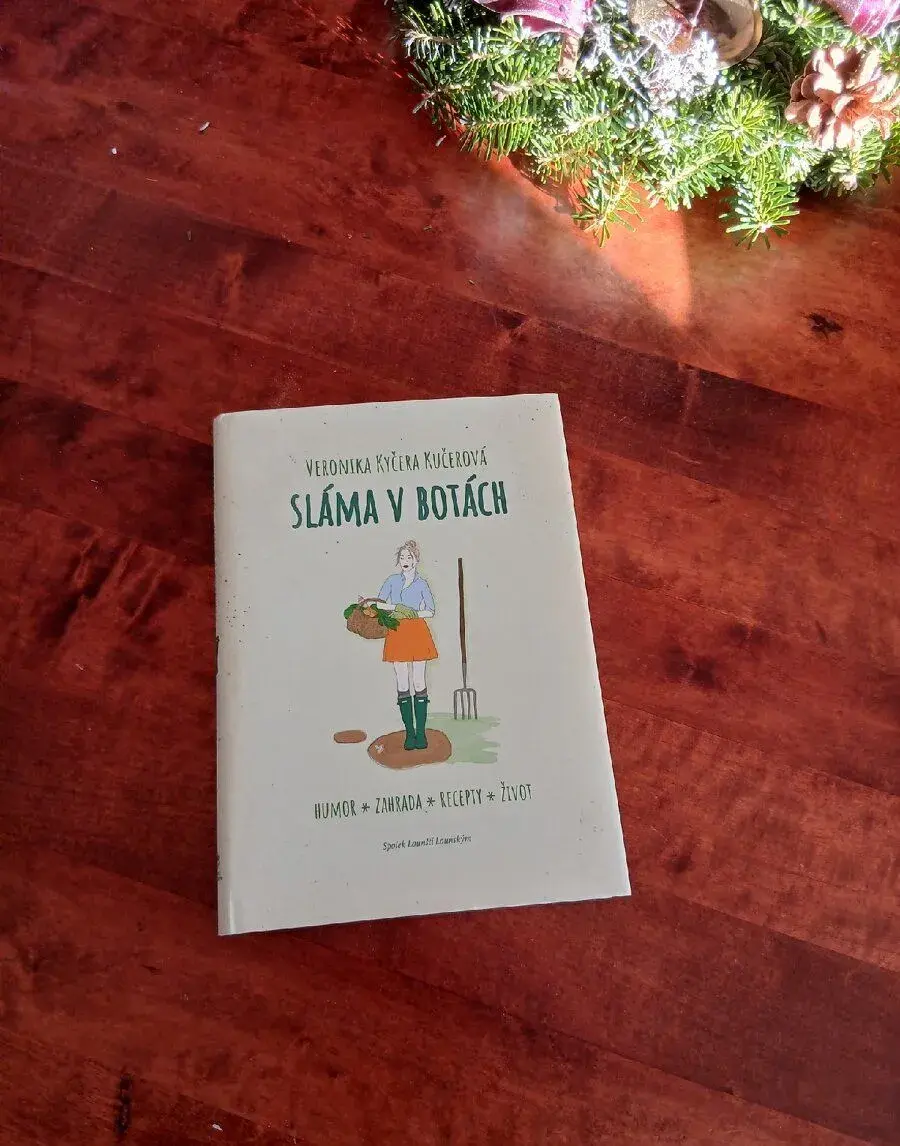 Kniha s věnováním - Sláma v botách, Veronika Kyčera Kučerová