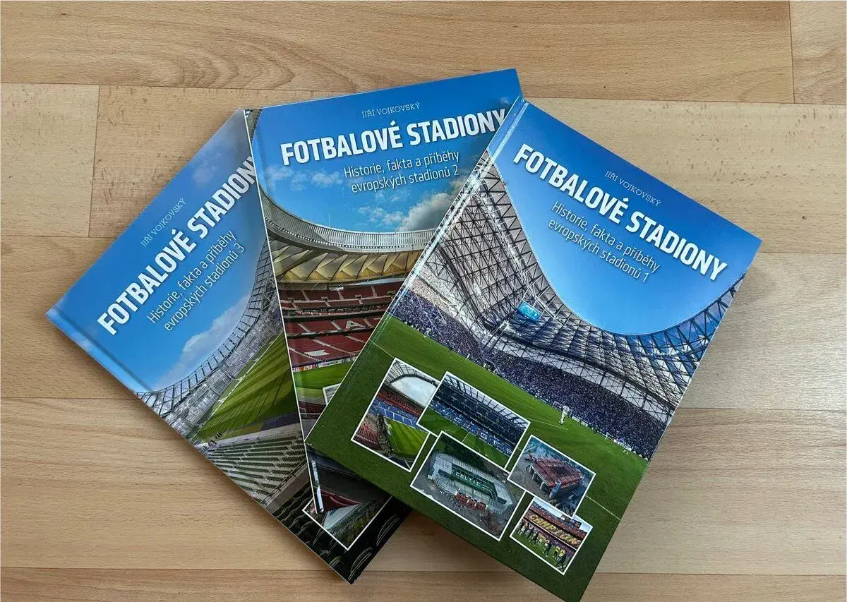Set Knihy fotbalové stadiony - Jiří Vojkovský