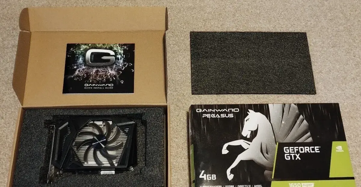 NEFUNKČNÍ Gainward Pegasus GTX 1650 Super 4 GB GDDR6