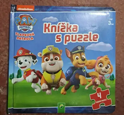 knížka s puzzle Tlapková Patrola