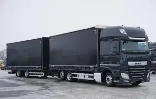 DAF XF480 6x2 - velkoobjemová souprava průjezdná