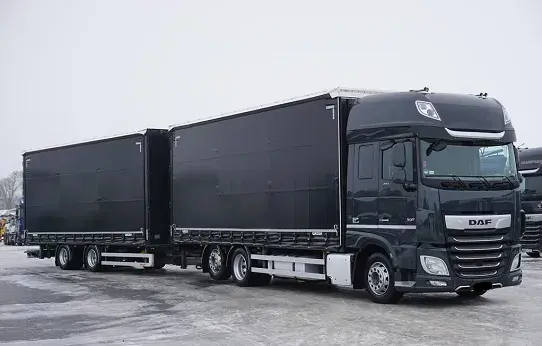 DAF XF480 6x2 - velkoobjemová souprava průjezdná