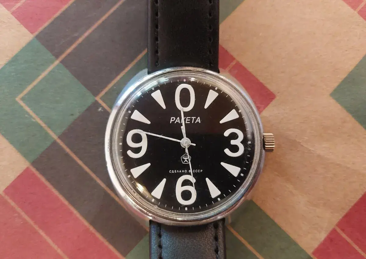 Legendární sovětské hodinky RAKETA "Big Zero" - SSSR