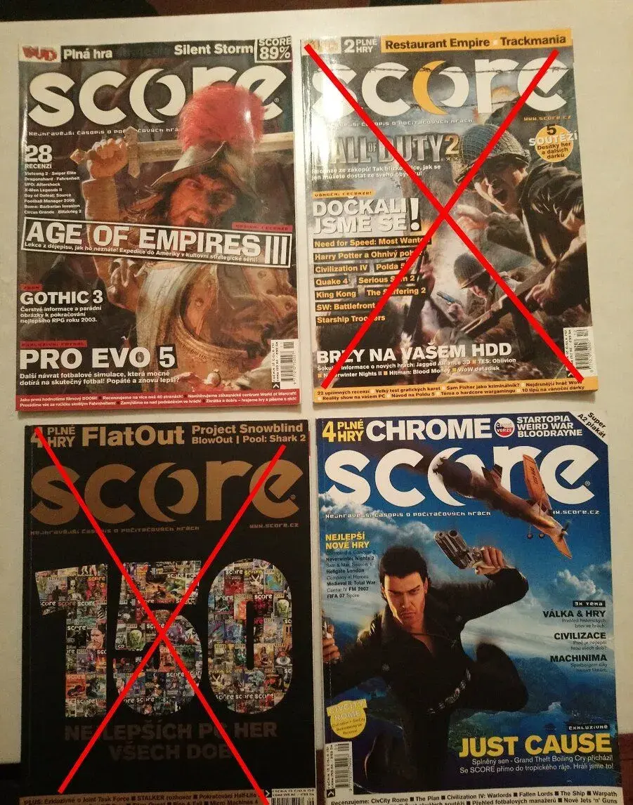 Časopisy SCORE č. 2