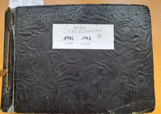 Album známek ražené Československo