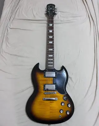 Epiphone SG G-400 Deluxe Flametop Vintage Sunburst