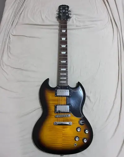 Epiphone SG G-400 Deluxe Flametop Vintage Sunburst