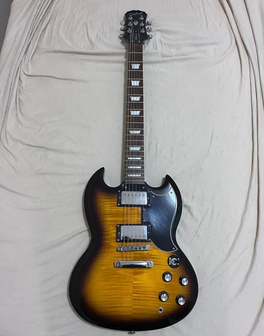 Epiphone SG G-400 Deluxe Flametop Vintage Sunburst