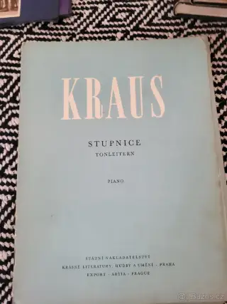 Sešity s noty r. 1960
