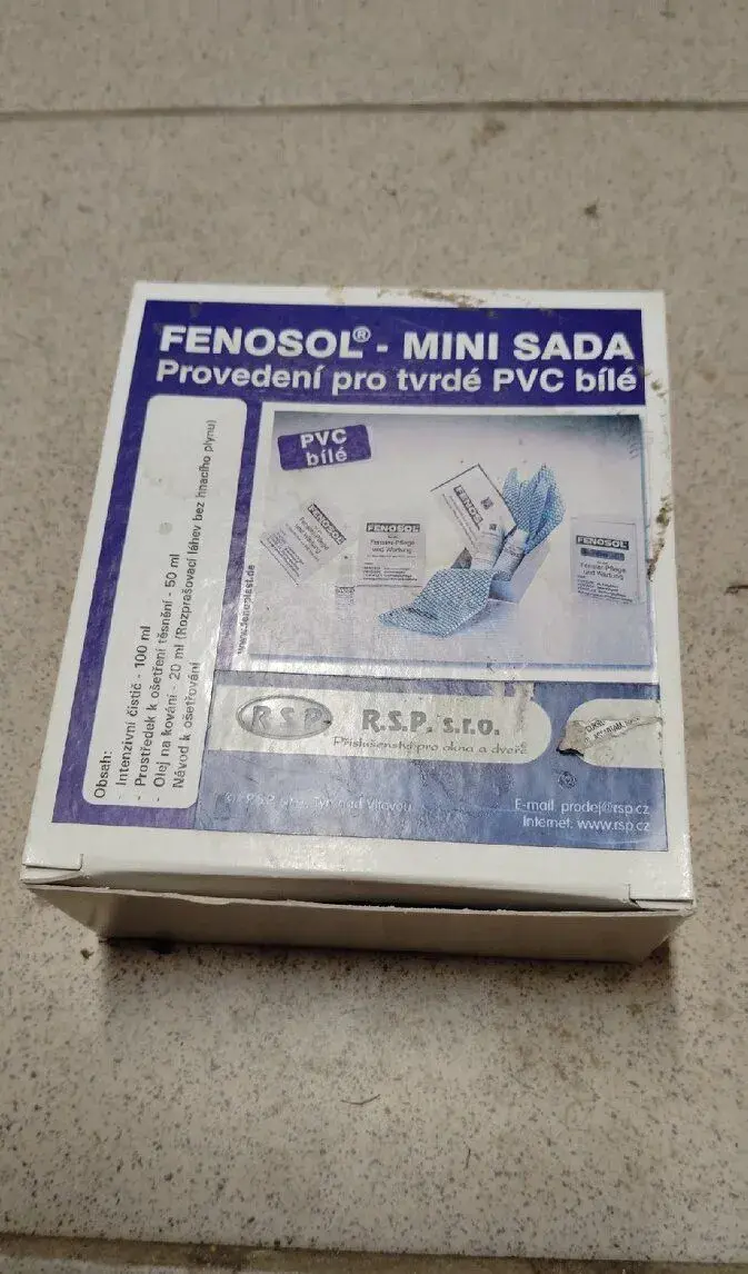 Sada na údržbu PVC oken