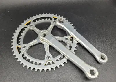 Kliky Campagnolo Super Record No Fluted, 1987, délka 172.5mm