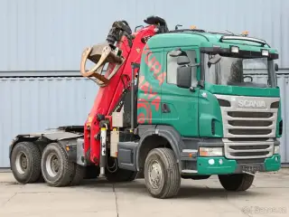 Scania G480, 6x6, EURO 5, 26 TUN, HYDRAULICKÁ RUKA PALFINGER