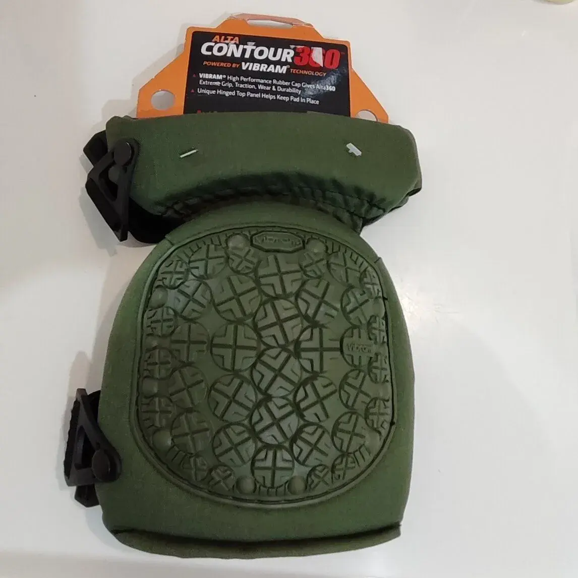 Taktické nákoleníky ALTA CONTOUR 360 Vibram – Olive Green, n