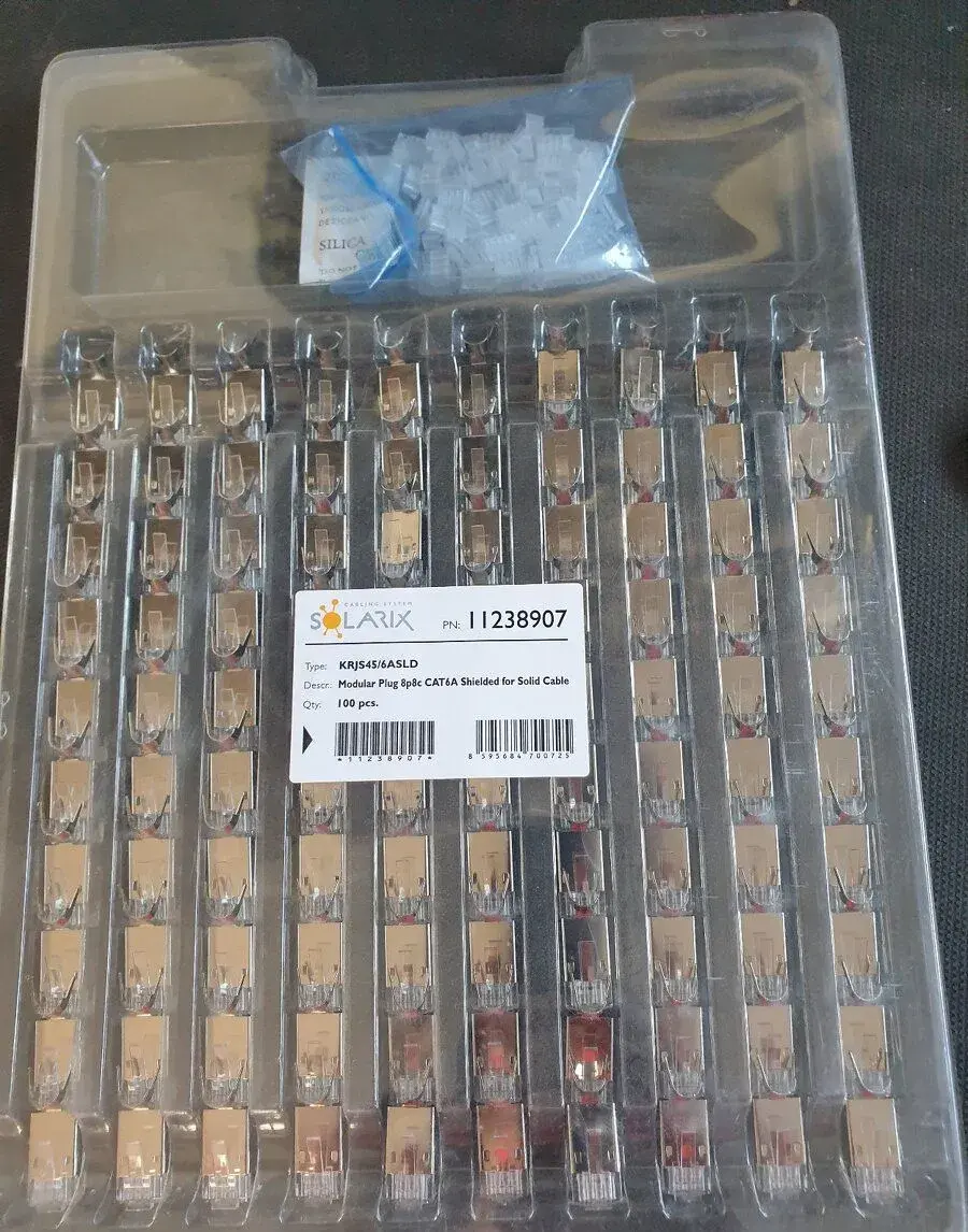 Solarix konektor RJ45 CAT6A STP