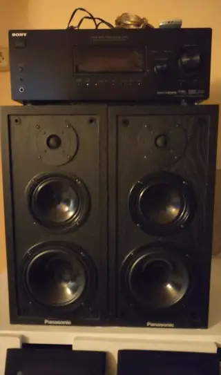 Repro Panasonic + Receiver Sony
